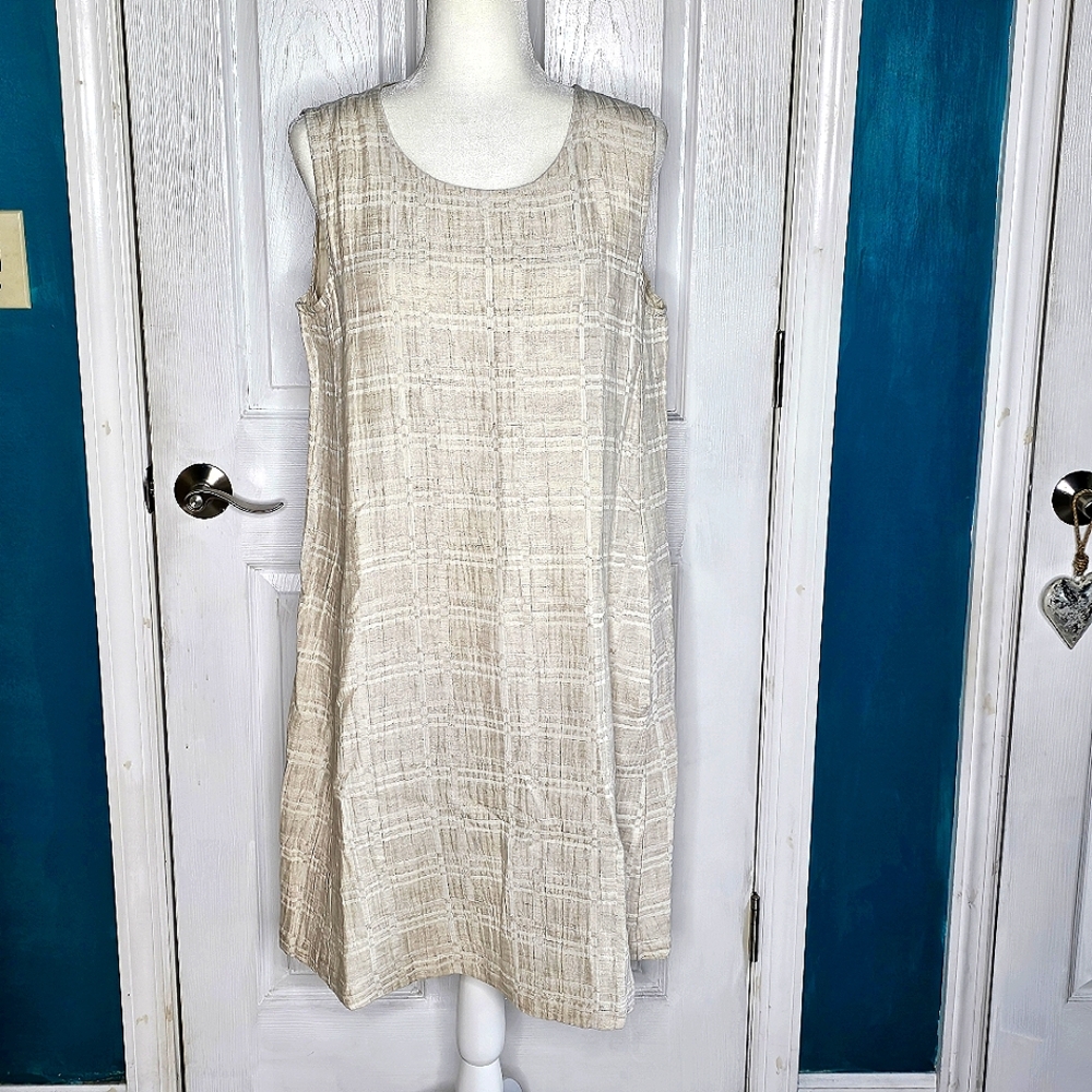 NWT Eileen Fisher Sleeveless Dress Medium